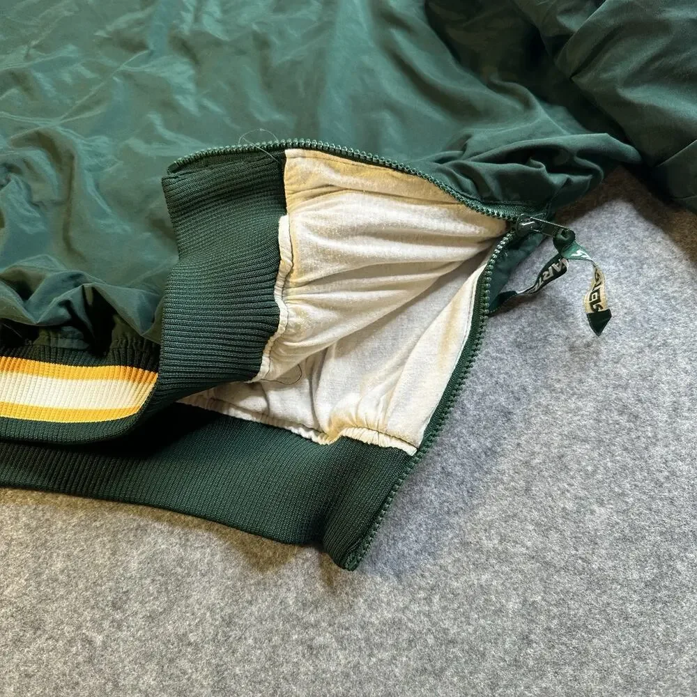 Vintage 90s NFL ProLine Starter Green Bay Packers Windbreaker Pullover Size L